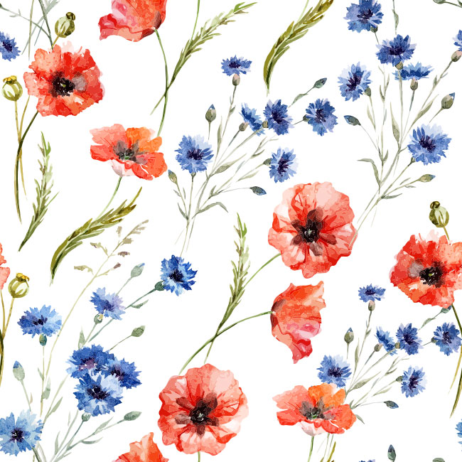 Vinilos flores para armarios y muebles